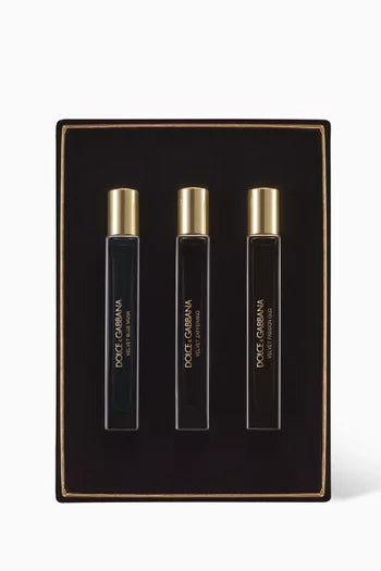DOLCE & GABBANA BEAUTY Velvet Collection Opulent Travel Set, 3 x 10ml